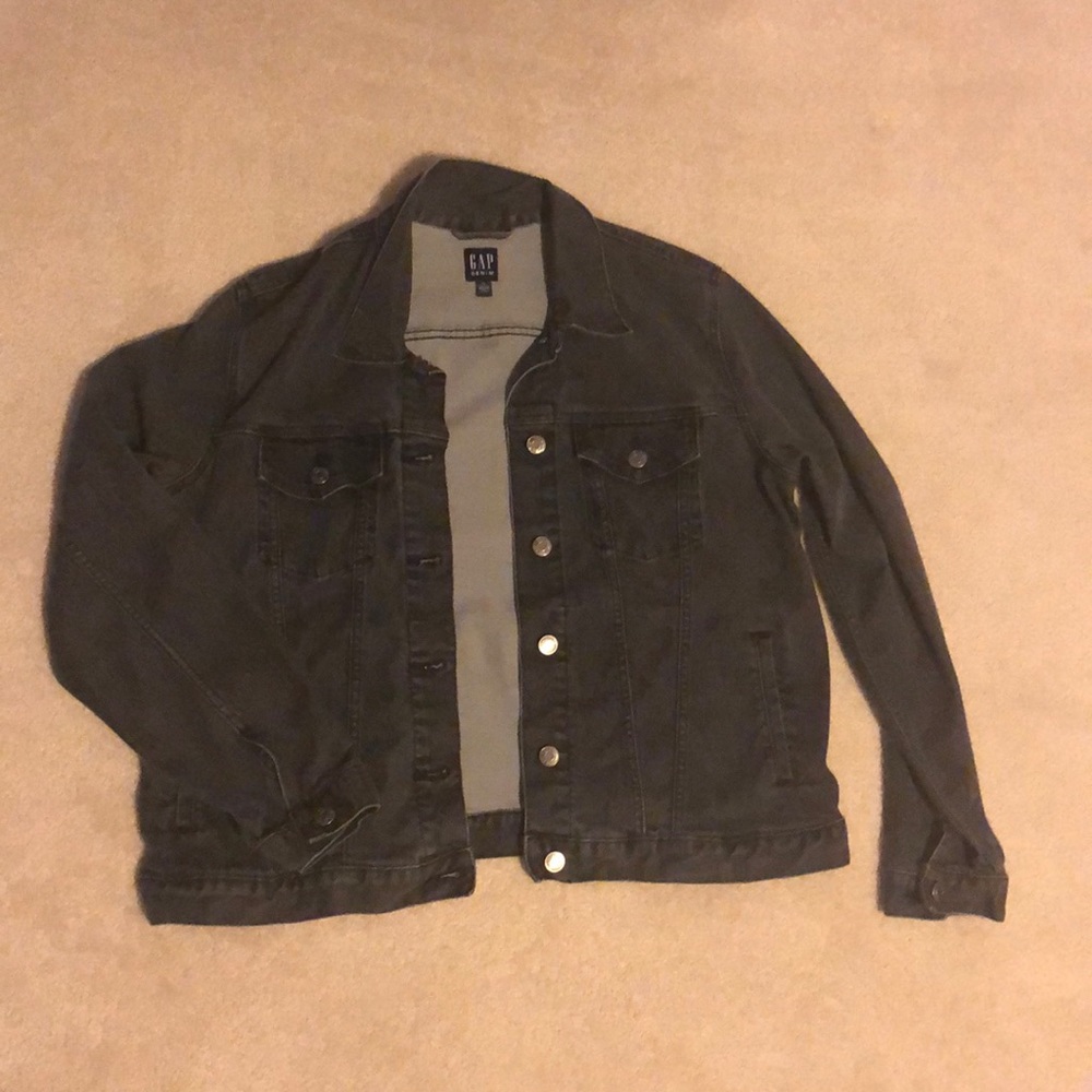 Gap black denim jacket